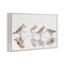 Stupell Industries Sandpipers Shore Reflection Framed Giclee Wall Art Design by Petal Prints Design
